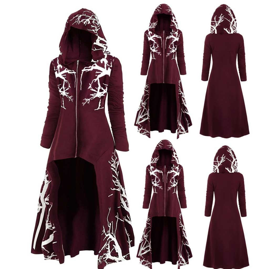 Halloween Umhang / Jacke – Bedruckt & Langärmlig