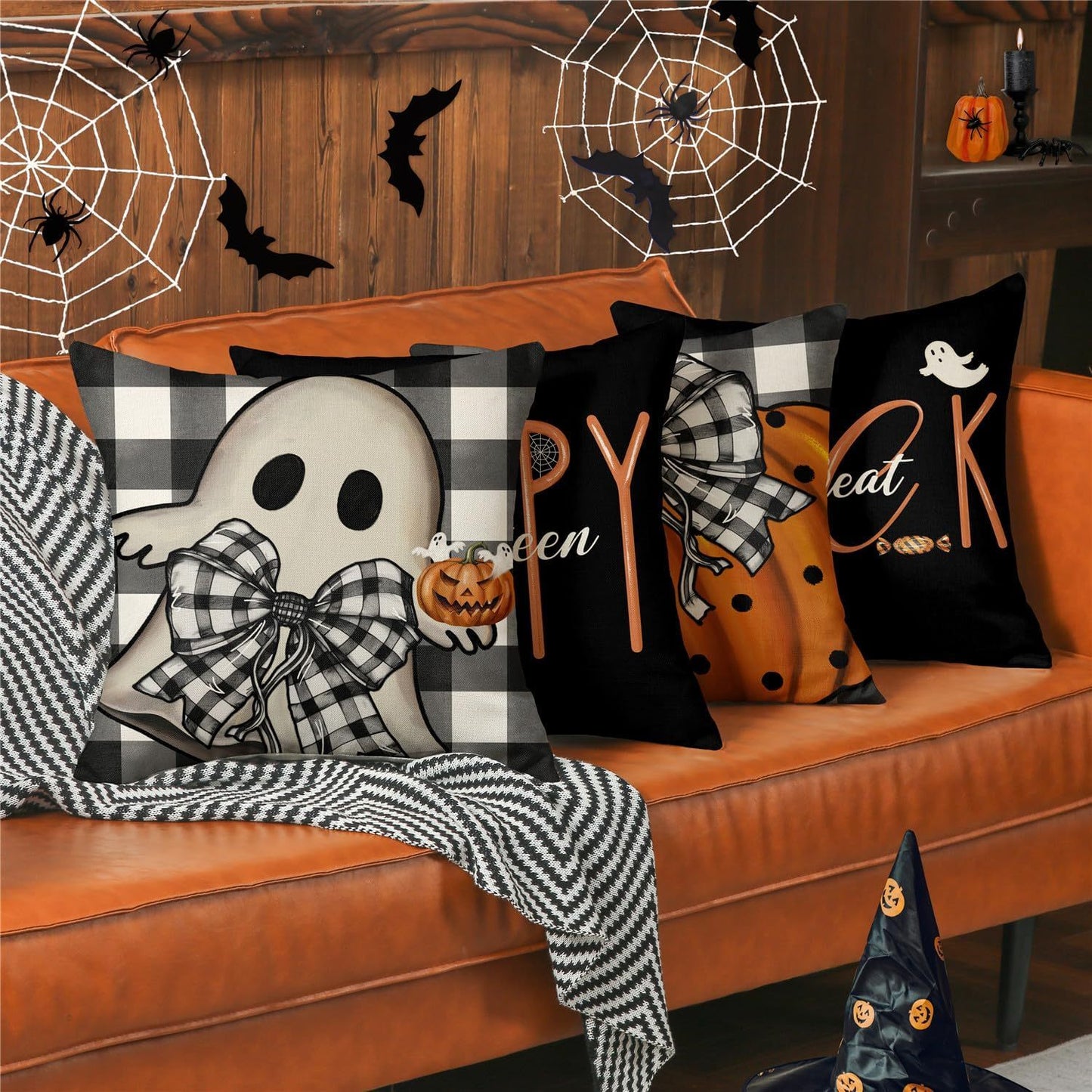 Halloween Deko Kissenbezüge