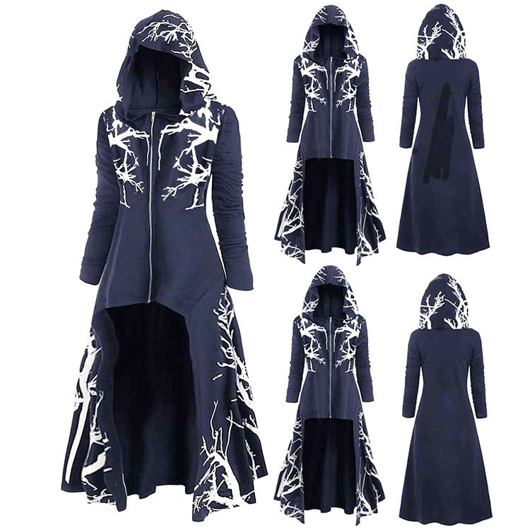 Halloween Umhang / Jacke – Bedruckt & Langärmlig