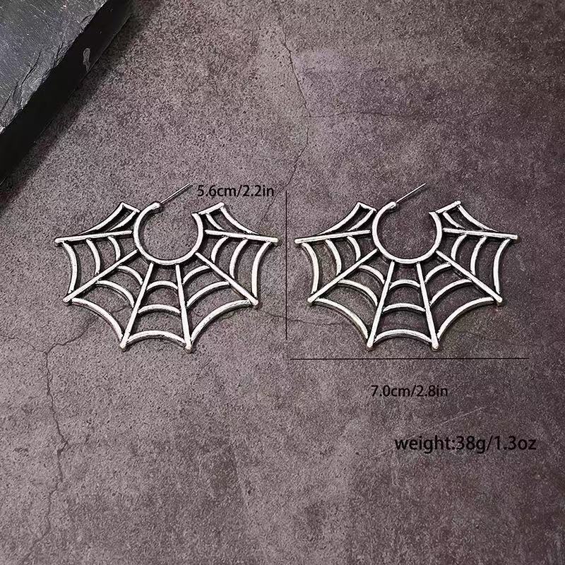 Spinnennetz Ohrringe – Gothic Style
