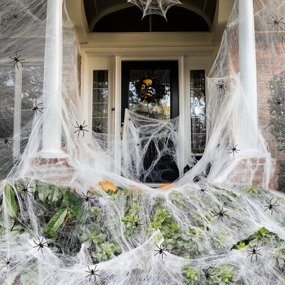 Halloween Dekoration – Baumwoll-Spinnennetz