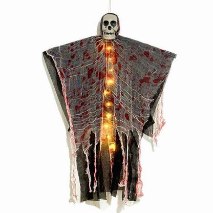 Halloween Deko – Blutgetränkter Leucht-Hängegeist