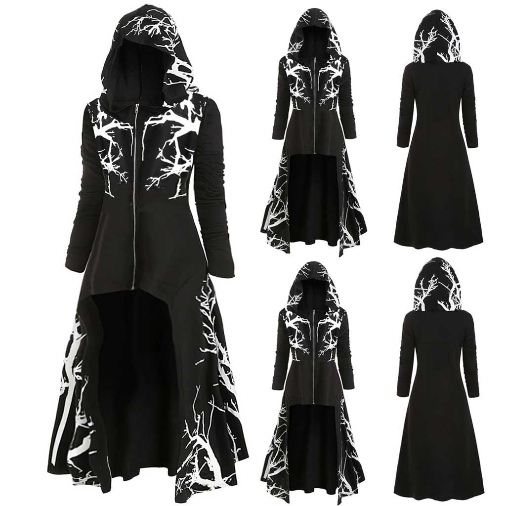 Halloween Umhang / Jacke – Bedruckt & Langärmlig