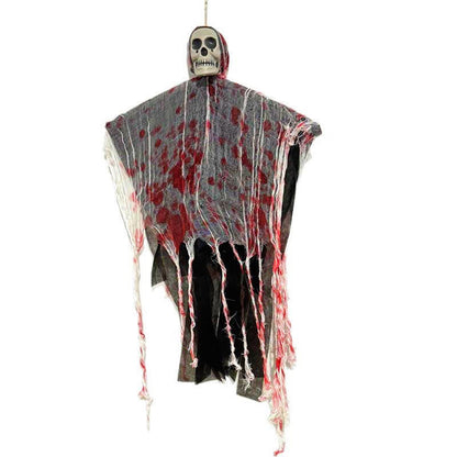 Halloween Deko – Blutgetränkter Leucht-Hängegeist