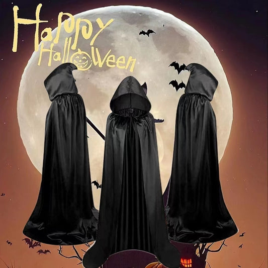 Halloween Umhang Kostüm – Zauberumhang für Kinder mit Kapuze