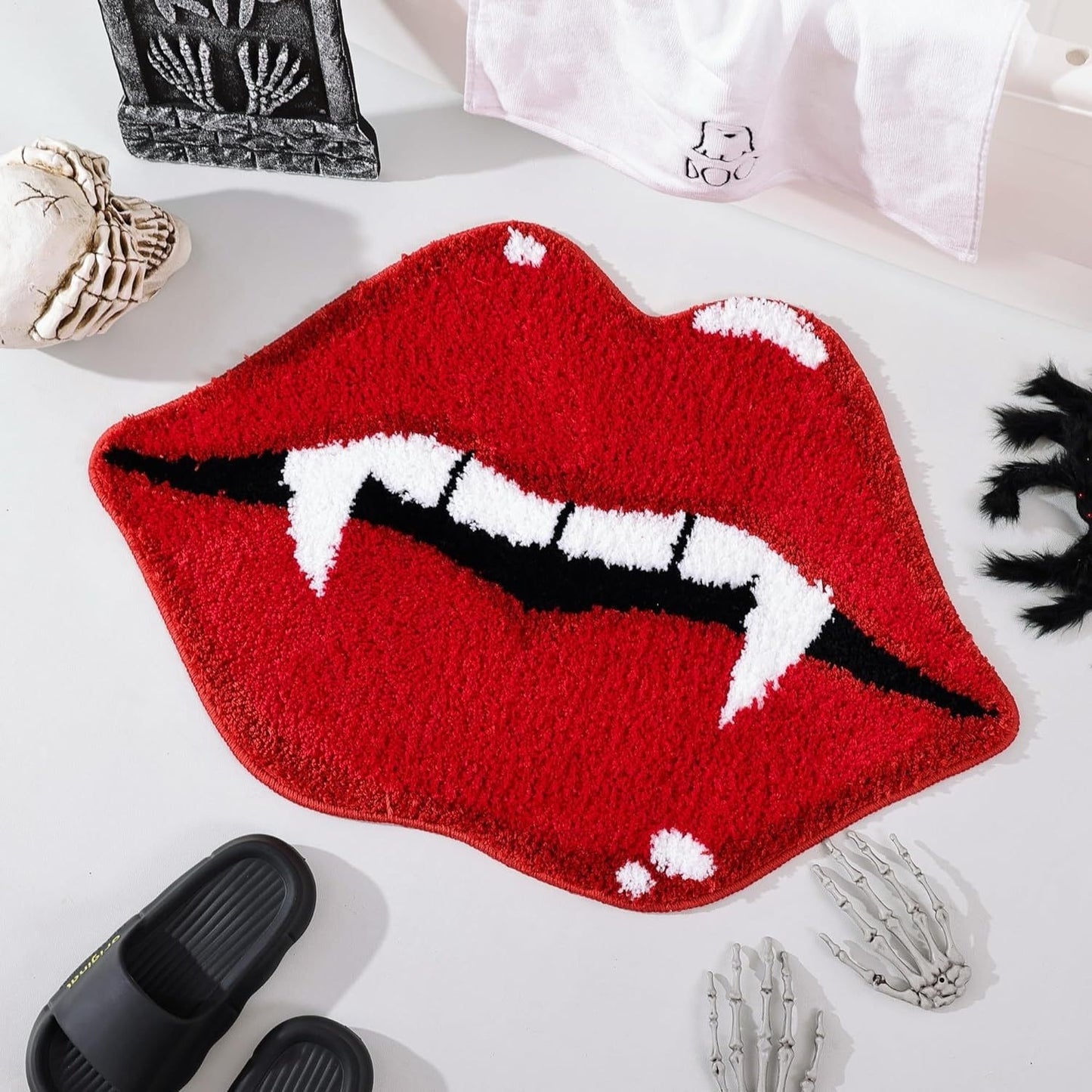 Halloween Fußmatte – Horror Design, Kaschmir-Optik