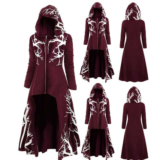Halloween Umhang / Jacke – Bedruckt & Langärmlig