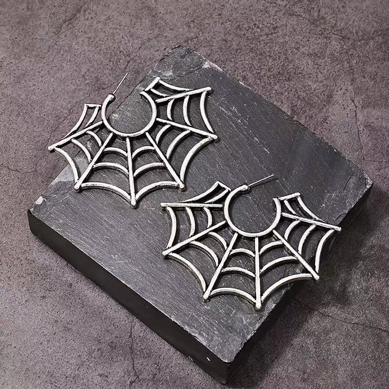 Spinnennetz Ohrringe – Gothic Style