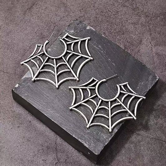 Spinnennetz Ohrringe – Gothic Style