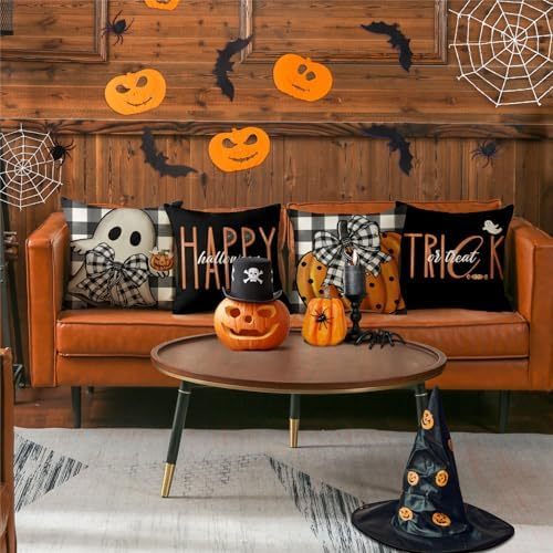 Halloween Deko Kissenbezüge