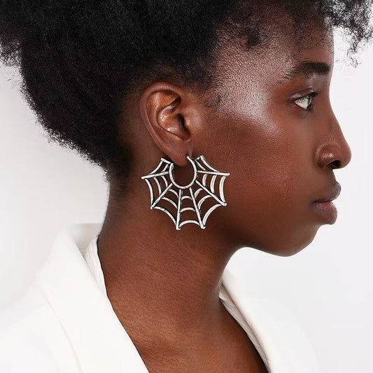 Spinnennetz Ohrringe – Gothic Style